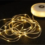Ghirlanda luminosa portatile e retrattile con manovella
